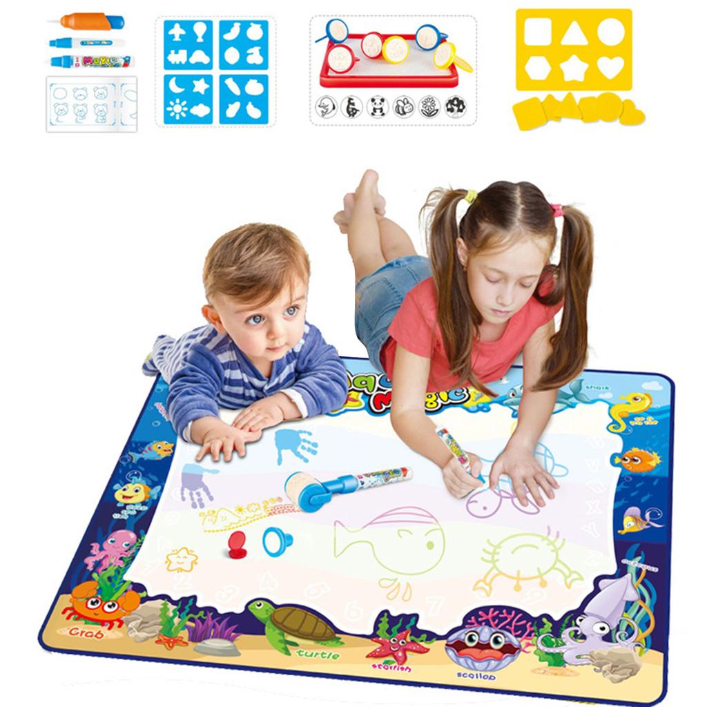 Buy Water Drawing Doodle Mat Aquadoodle Coloring Set for Kids at