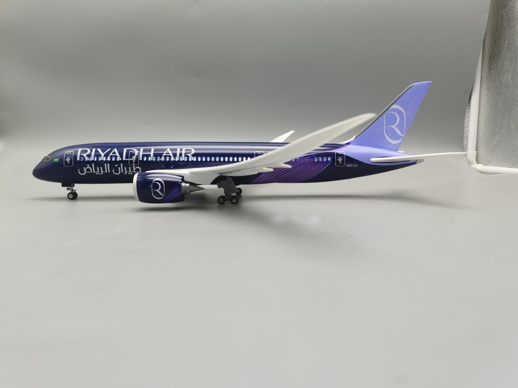 Diecast 47cm 787 B787 Model Riyadh Air Airline Simulation Airlines With Landing Gear Resin Aircraft Model Home Decoration