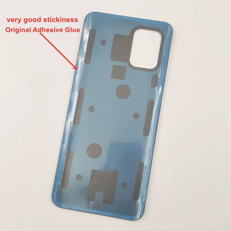 CE Glass For Xiaomi Mi 10 Lite 5G Hard Battery Cover Back Lid Rear Door Housing Panel Shell + Original Adhesive Glue LOGO