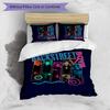 Backstreet Boys Printed 3PCS Bedding Set Soft Breathable Duvet Cover Pillowcases Set Washable Bedroom Decor Home Gift