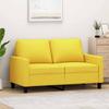 VidaXL 2-Seater Sofa, Living Room Sofa with Armrests and Back Cushions, Indoor Living Room Furniture, 359160