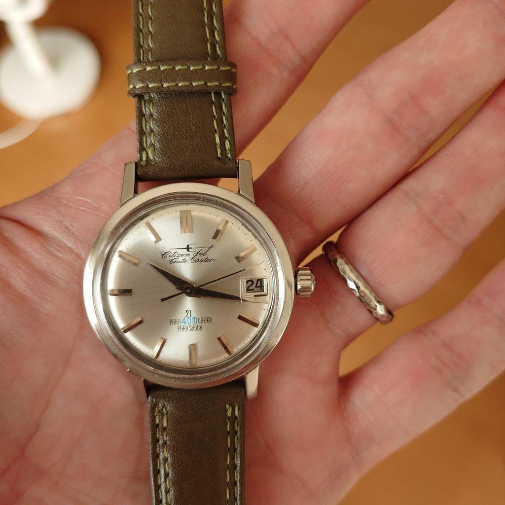 Used Beautiful Condition, CITIZEN Jet Auto Dater 21 Jewels Automatic