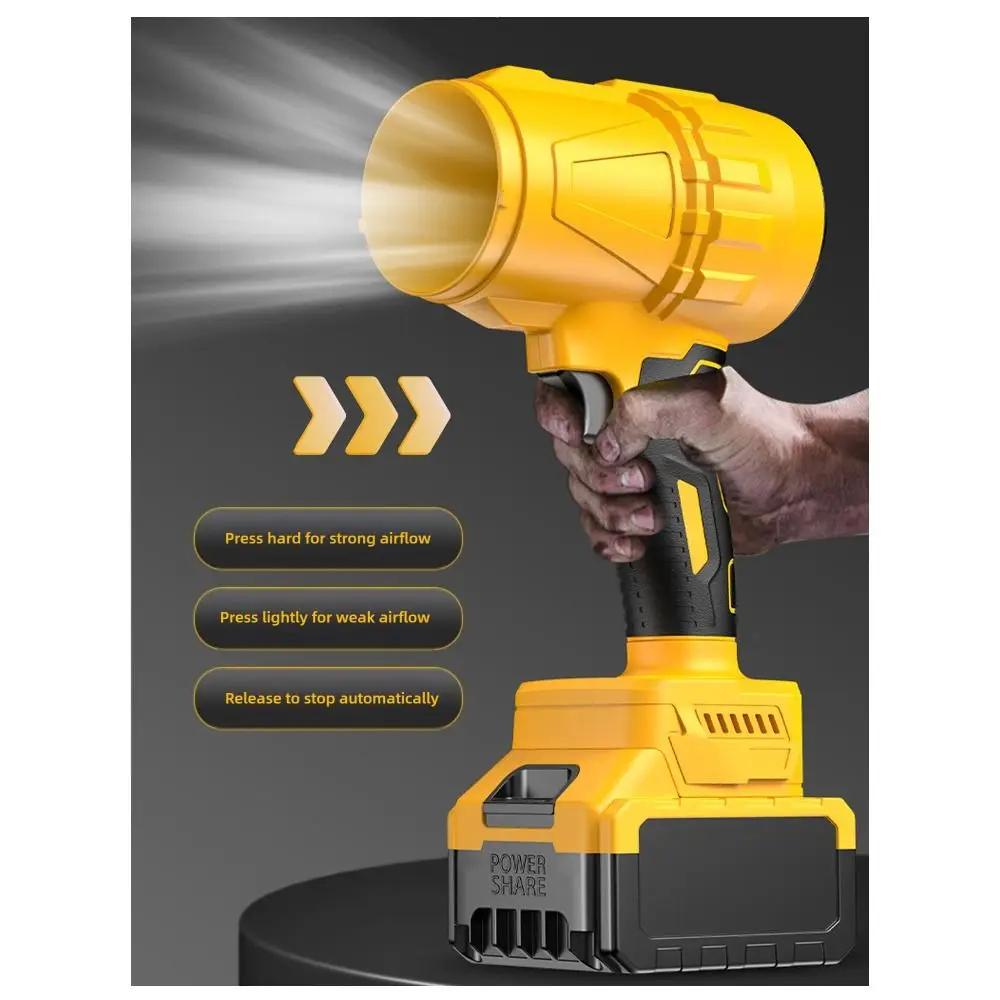 Brushless Electric Cordless Leaf Blower Handheld High Speed Blower Air Blower Cordless Air Duster For 21v Makita Battery