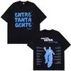 Singer SEBASTIAN YATRA Entre Tanta Gente Tour 2026 Print Tees Men Women T-shirts Cotton Loose