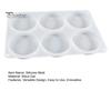 Creative Epoxy Resin Project Mold Silicone Molds for Large Round with 6 Cavities Deep Shape Casting Coasters DIY Crafts Wood Inlays Baking