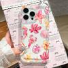 Coque de téléphone Design Fleur Tropicale & Animaux Marins Pour iPhone17 Air 16 16e 15 13 12 11 ProMax Pro Plus Anti-Choc Carcasa Cover