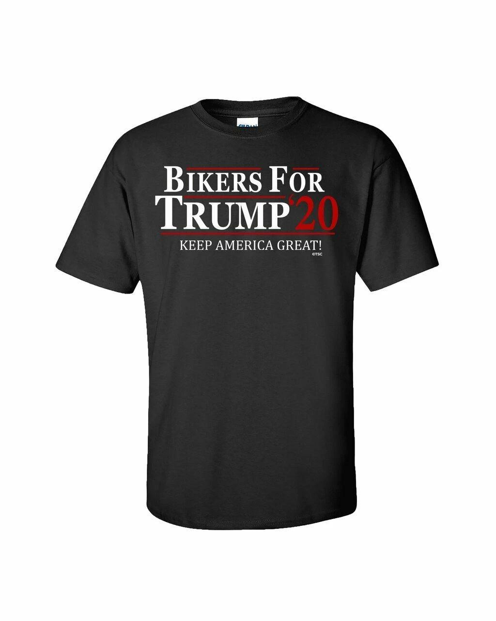 Politique Motards pour Trump T-Shirt Manche Courte S