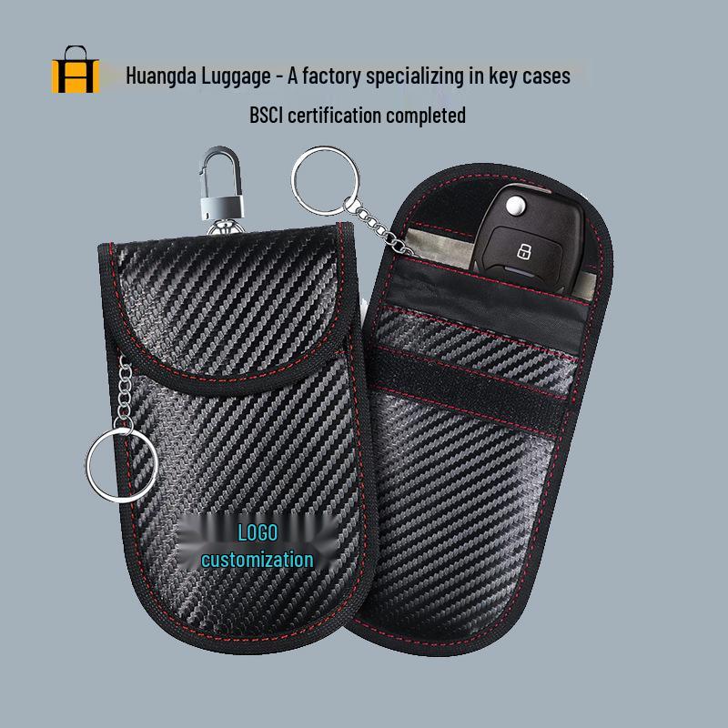Compact Faraday Bag: Anti-Theft RFID & Signal Shielding for Mobile Phones & Car Keys
