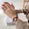 New Fashion Women Watches Casual Leather Belt Watches Simple Ladies Round Digital Quartz Wristwatches