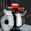 Stainless Steel Pressure Cooker Cooking Pot 1.8L 2.4L 5L 7L Induction Compatible Pressure Cooker Cookware with Extra Glass Lid