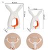 10pcs Large Clothes Clip Multi-function Non-slip No-trace Windproof Clothespins Lovely Rabbit Ear Quilt Drying Fixed Holder