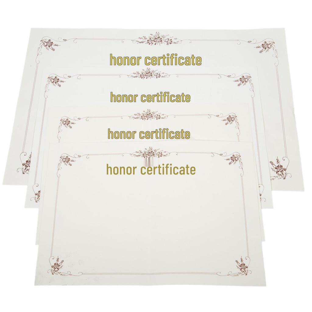 120g Thickened Double-Gum Award Certificate Printable Inner Page
