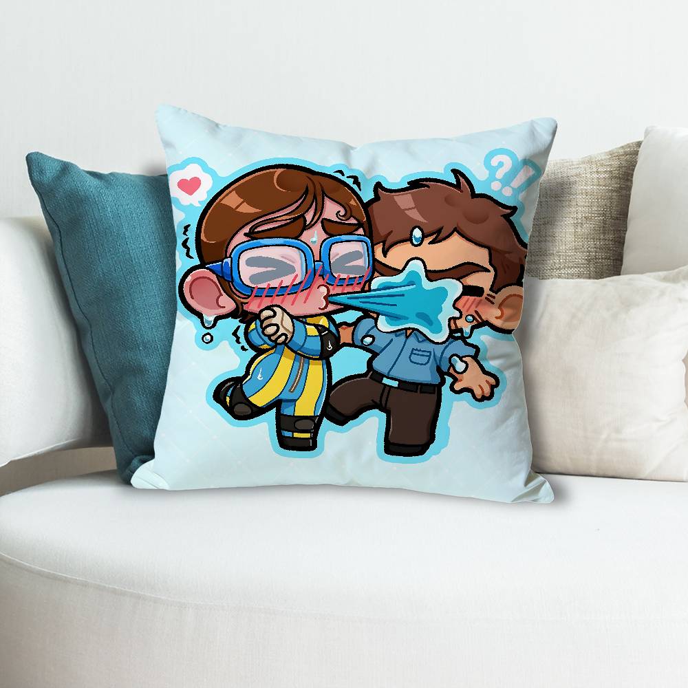 

DDispatch WWaterboy Game Pillow Cases for Bedroom Living Room Sofa Home Decor Polyester Cushion Cover with Zipper 30x30 cm