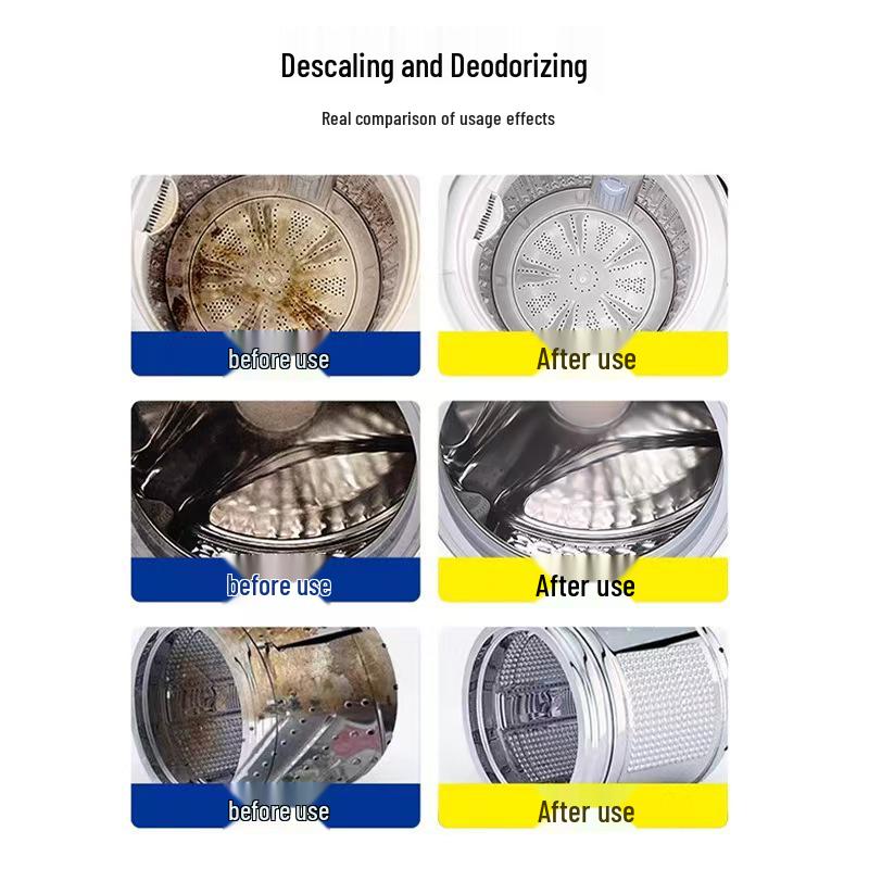 Efficient, Non-Corrosive Washing Machine Cleaner with Mild Formula