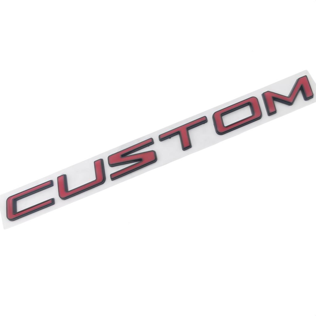1Pc 3D Metal Letters Logo Car Rear Trunk Emblem Badge Sticker Decal for Car Styling Decoration Accessories