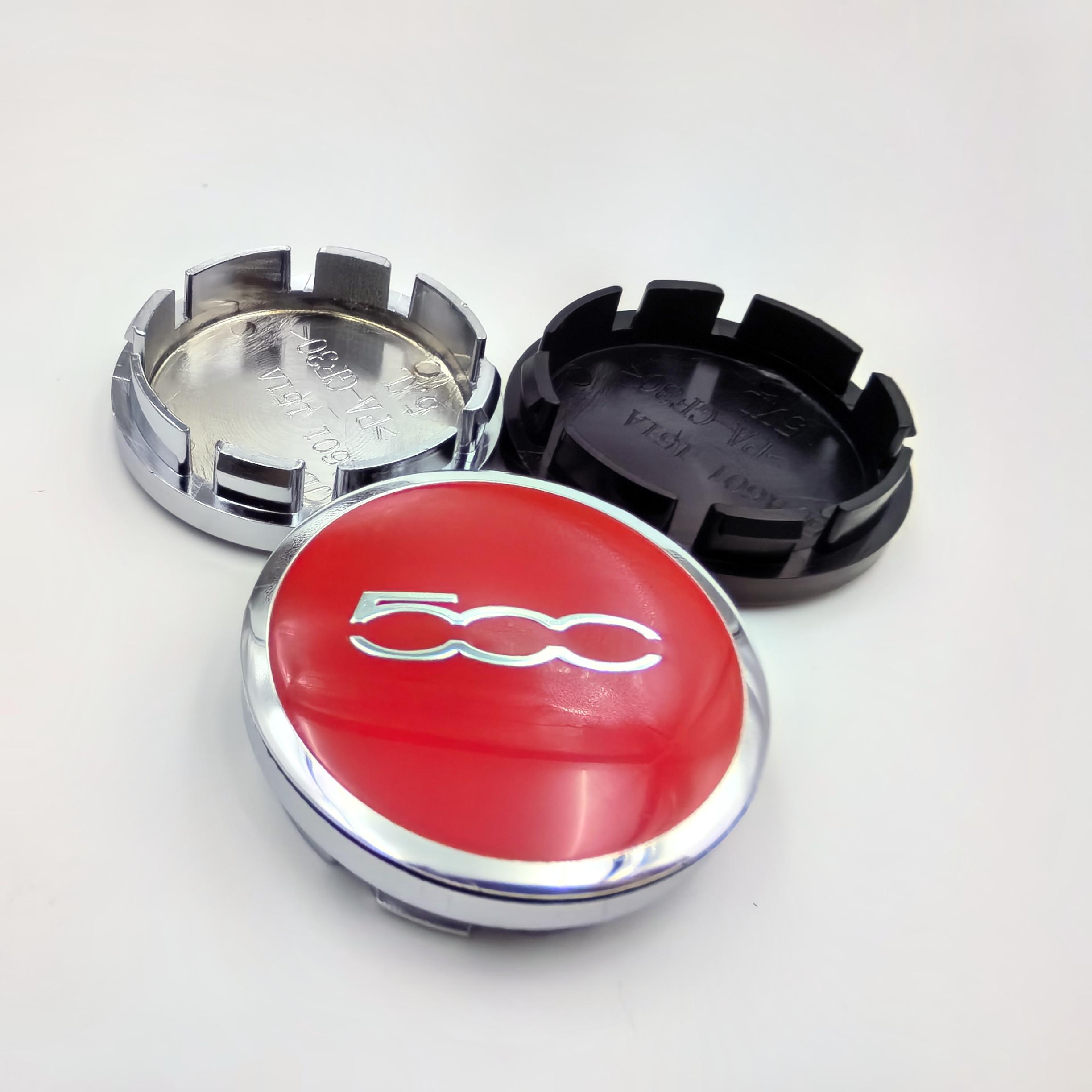 

4pcs 3D 56mm logo car emblem Wheel Center Hub Cap auto Rim refit dust-proof badge covers styling accessories For FIAT 4PS 56SL CAP