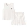 Babylove Unisex Summer Bamboo Cotton Vest & Shorts Set
