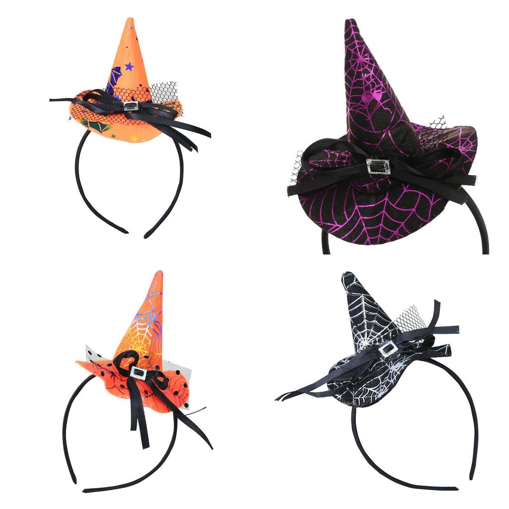 High-quality Witch Hat Headband For Cosplay And Halloween Prop Wizard Party