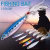 SOUGAYILANG 5 szt. Przynęta wędkarska Metalowa przynęta jigowa Haczyki ołowiane Wędkarstwo Sztuczna przynęta obrotowa