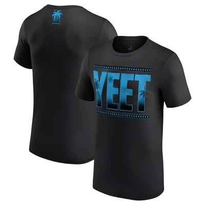 Men's Black Jey Uso Yeet T-Shirt Fashion Men Women Children Tee Shirt Summer Short Sleeve Clothing Shirt
