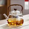 High-Temperature Resistant Electric Ceramic Glass Kettle Tea Maker Set for Boiling Water & Steaming Tea