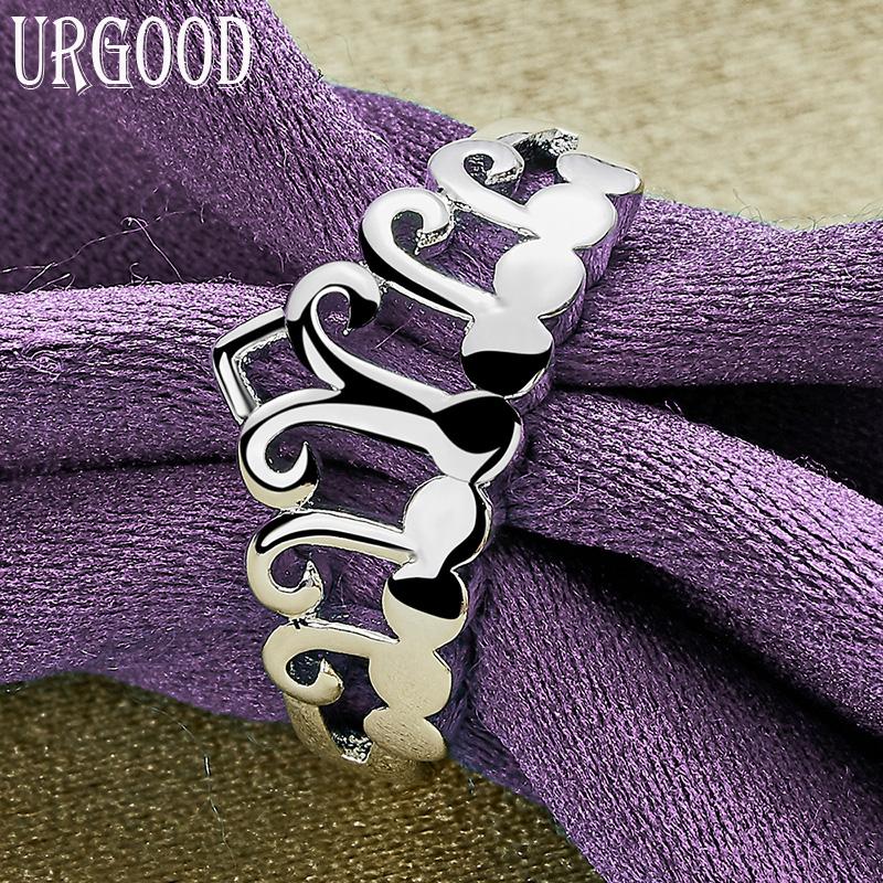 925 Sterling Silver Crown Ring Gift Fashion Jewelry