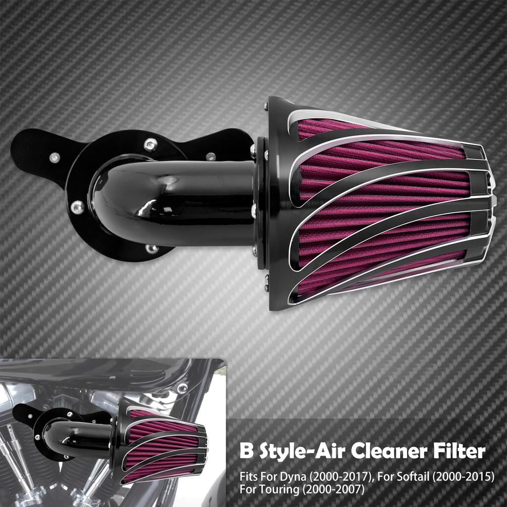 Motorcycle CNC Air Filter Intake Cleaner For Harley Softail Sportster XL 48 Touring Road King Street Glide Dyna Fat Boy Breakout