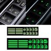 Car Window Luminous Sticker Button Door Night Safety Fluorescent Decals Switch Car Sticker for Car Benz Hyundai Kia