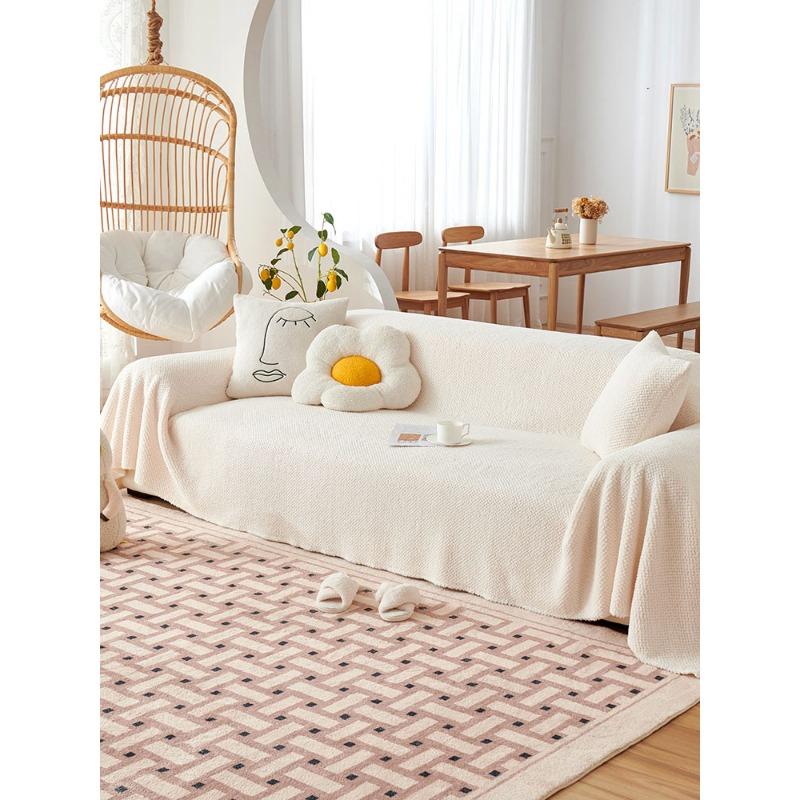 

Плюшевый чехол для дивана, зимний двухсторонний бархатный кремового цвета, устойчивый к царапинам, полотенце для дивана, чехол для сиденья, покрывало, одеяло 180*130