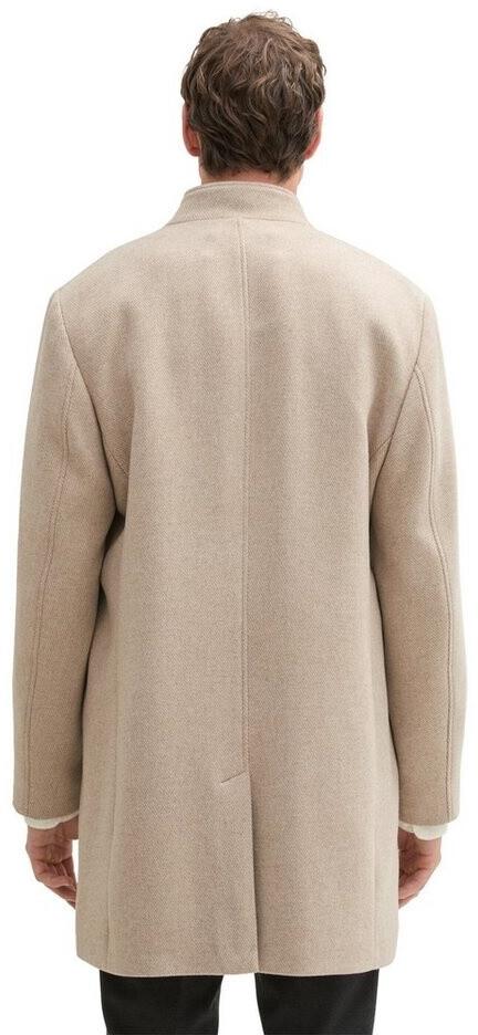 Coat Tom Tailor Denim Mantel Mit Wolle (1042405) Light Beige Color with Twill Structure
