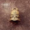 Messing Vintage Zhong Kui Glocke Handgefertigt Thailändisch Amulett Anhänger Haus Auto Dekoration Schutz Glücksbringer Anhänger