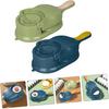 Dumplings Chopper Mould Set, 2-Piece Stainless Steel Dumpling Maker, Kitchen Press for Easy Homemade Dumplings