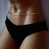 Fashion No Piercing Gold/Silver Bikini Waist Chain Body Chain Bohemia Waistband Snake Chain