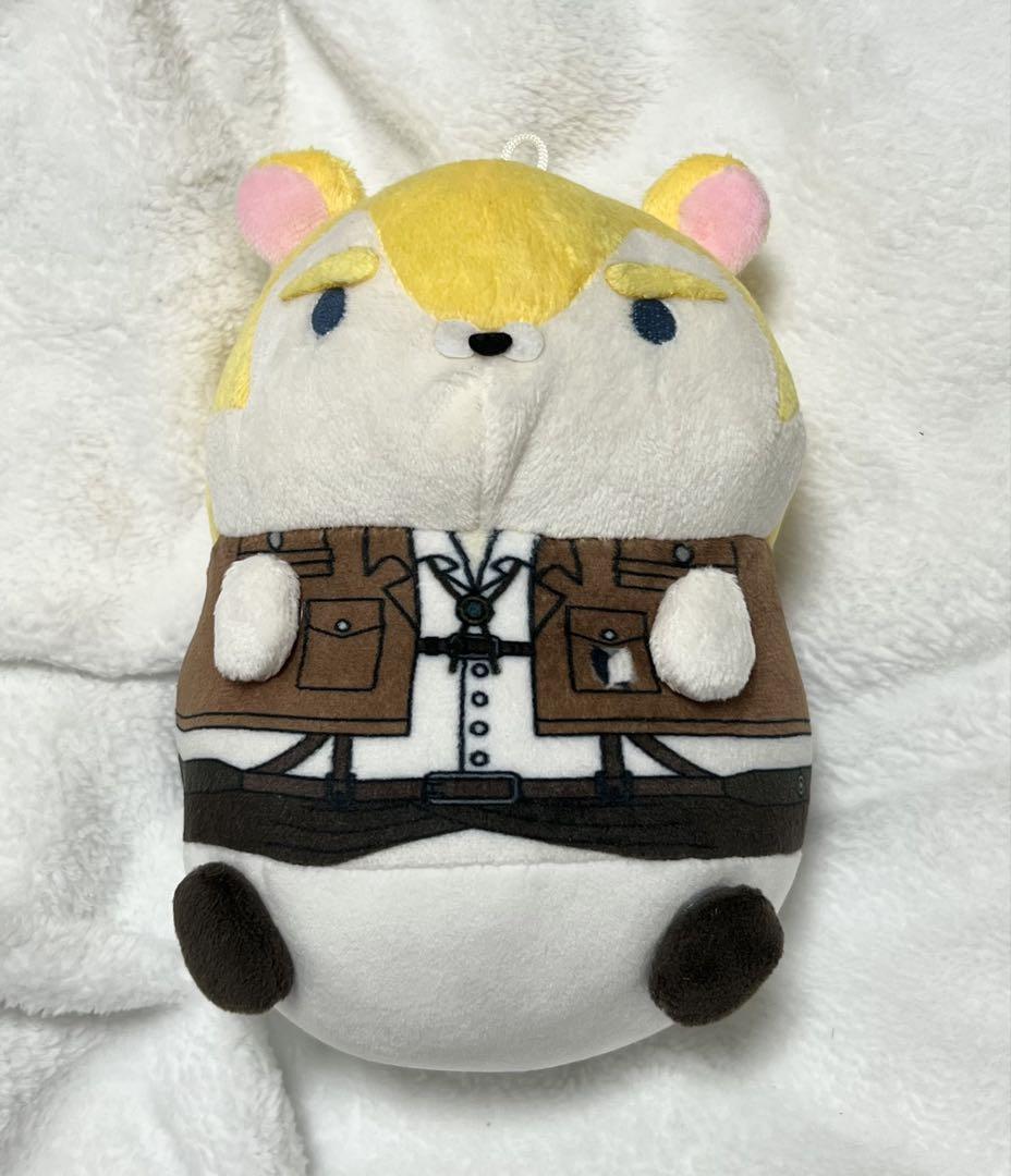 

[USED] Attack on Titan Erwin Squishy Hamster Plush Toy