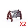 Military Building Blocks Solider Figures Weapons Camouflage Guns RPG Equipment Package Shields EOD M1919A4 Roadblock Mini Bricks