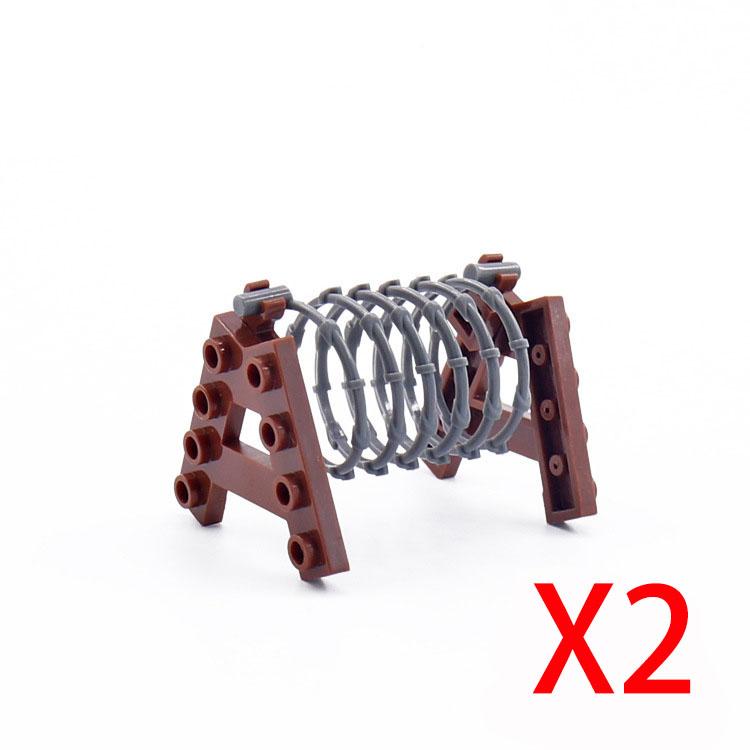 Military Building Blocks Solider Figures Weapons Camouflage Guns RPG Equipment Package Shields EOD M1919A4 Roadblock Mini Bricks