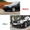 For Bmw 3 Series 2005-2008 E90 E91 M-Tech Sedan 4 Door 320i 330i Car Front Bumper Lip Splitter Body Kits Tuning Auto Parts