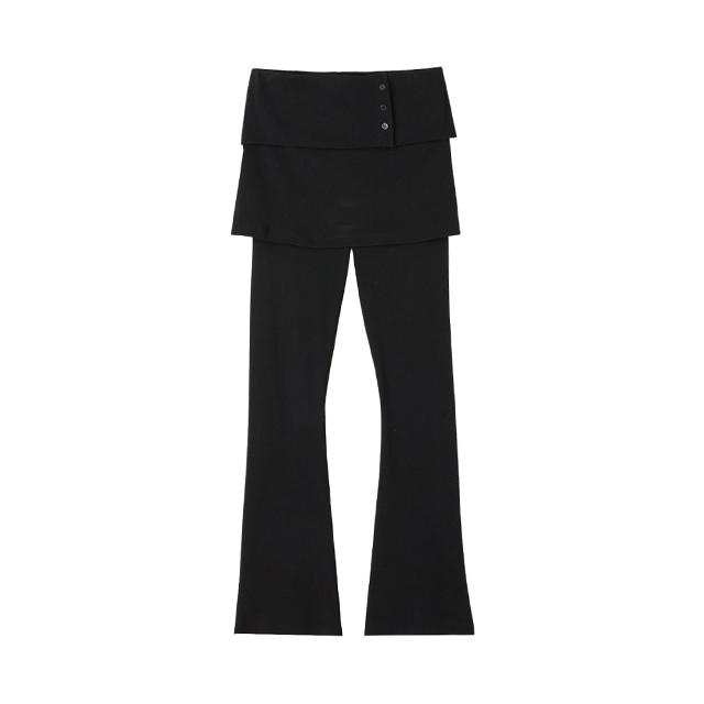 LAP Skirt Layered Leggings Pants Ar1Wp266