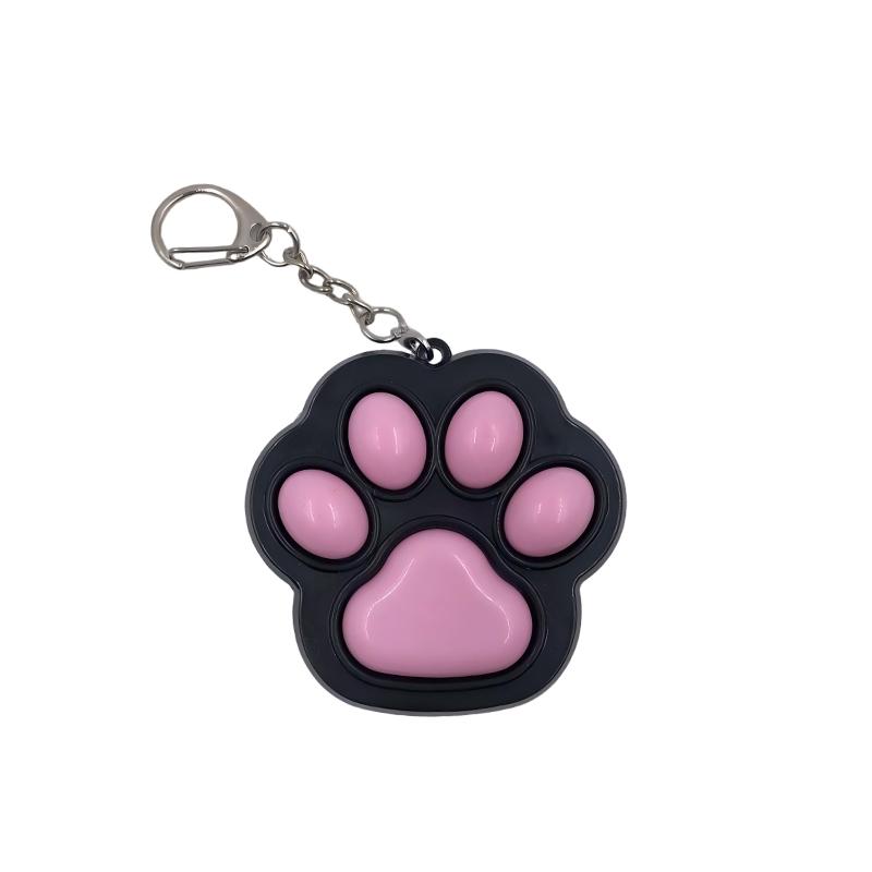

1/3pc Fidget Toy Cartoon Cat Claw Button Decompression Toy Kawaii Key Ring Pendant Cute Couple Car Bag Pendant Creative Keychain