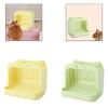 Rabbit Hay Feeder Cage Rack Large Capacity Bowl Holder for Bunny Guinea Pig Hay Container Feeding Accessory