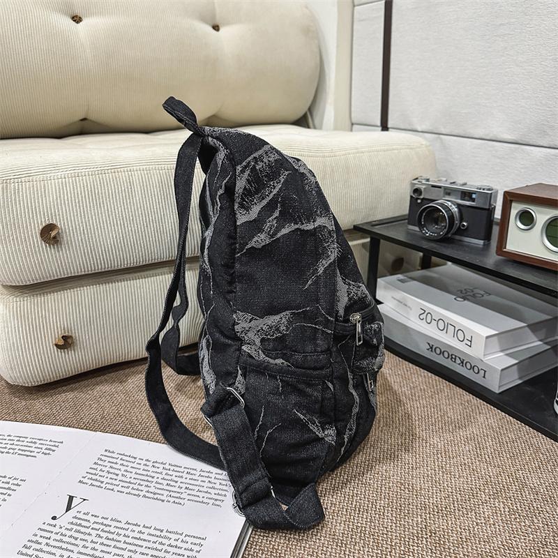 Denim Backpack Travel Lightweight Backpack