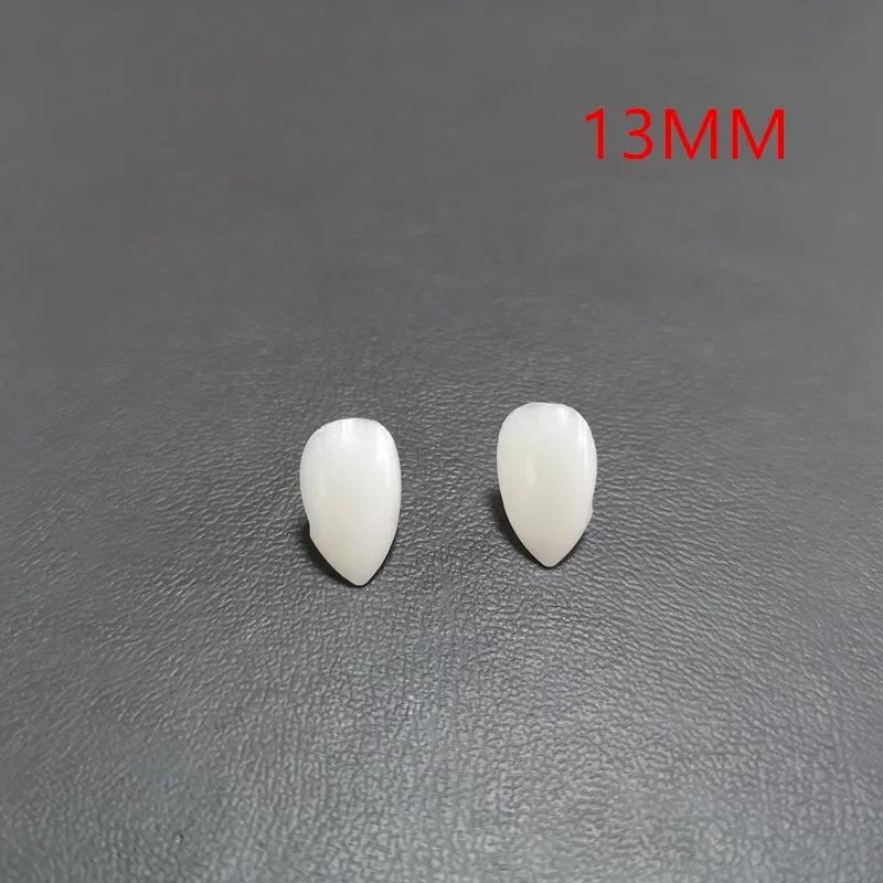 

1 Pair Vampire Teeth Fangs Dentures Props Halloween Costume Props DIY Decorations False Teeth Solid Glue Denture Adhesive Party