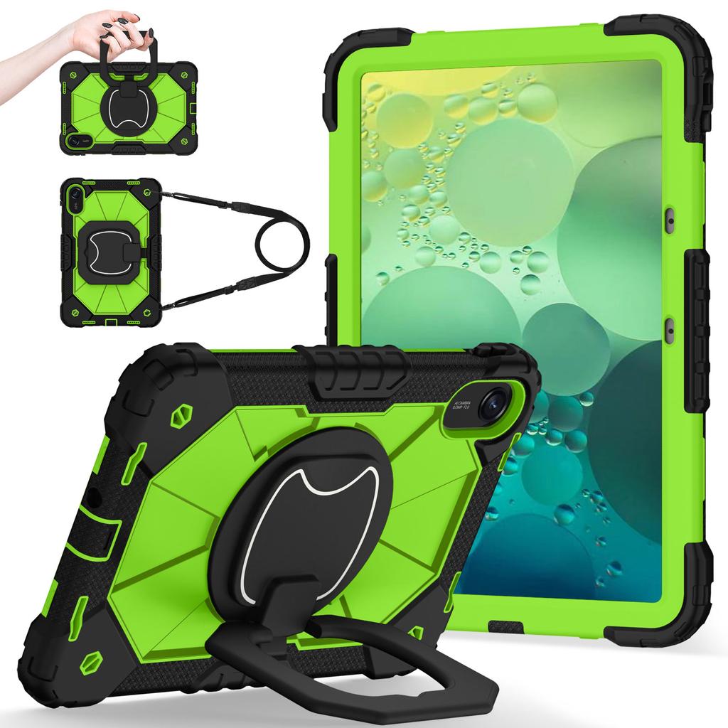 Hybrid Stand Case for Xiaomi Redmi Pad 2 2025 11.0 Inch 25040RP0AG 25040RP0AI 360 Rotating Handle Grip Cover with Shoulder Strap