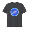 Ozric Tentacles Logo a Bolle Maglietta Nera Nuovo Merchandising Ufficiale della Band vintage Lavata streetwear Versatile Casual Elasticizzata