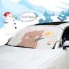 Cartoon Print Thickened Car Front Windshield Snow Cover Anti Frost Snow Protector