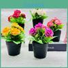Rose Artificial Plant With Embellished Edging For Home Decor And Retail Display
