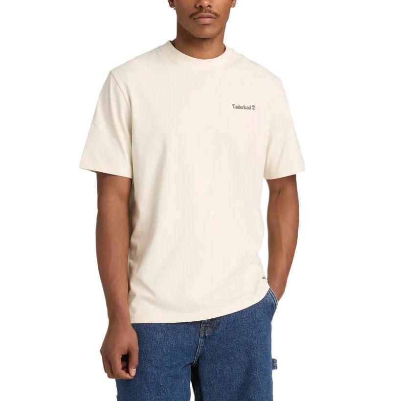 Timberland Outdoor Lakeside Cabin Pattern Knit Crew Neck Short Sleeve T-Shirt Unisex Tops TB0A5SR7CM91