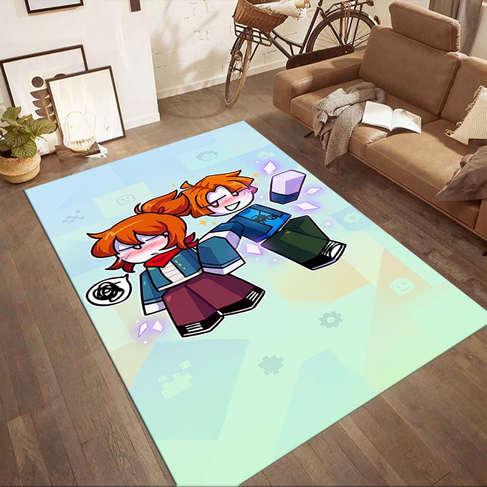 Roblox 50 Floor Mat Perfect for Bedrooms Game Room Dining Room Living Rooms Antislip Carpet Decorate Offices