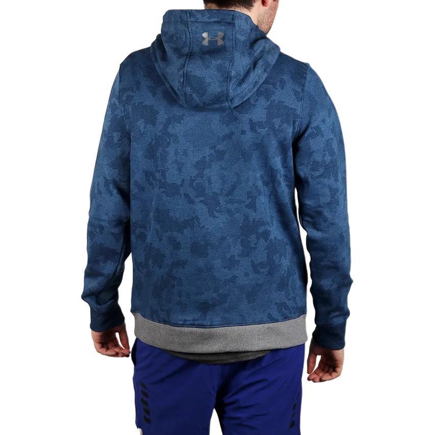 Under Armour Sweatshirts Men's Blue Hooded Moderate Regular Unisex 1299135-409