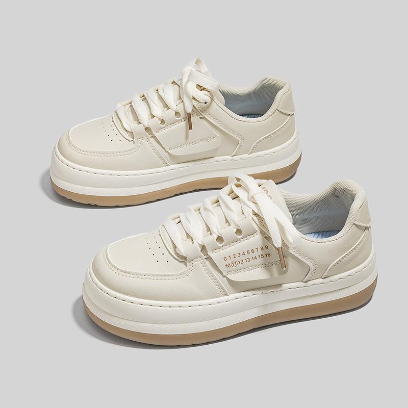 Student Casual Little White Shoes Women's New Thick-soled Heightening Board Shoes Versatile Sports Shoes
